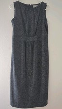 Liz Claiborne Mid Length Sleeveless Women's Dress Navy Blue Size Medium