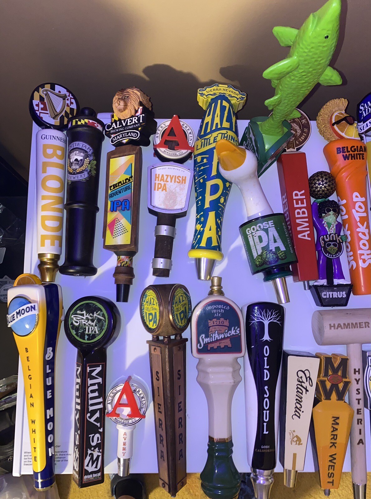 lot of beer tap handles eBay