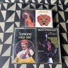 Lot of 3 Santana Cassette Tapes