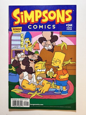 SIMPSONS COMICS #244 (2018) 2nd to Last Issue! Bongo Comics