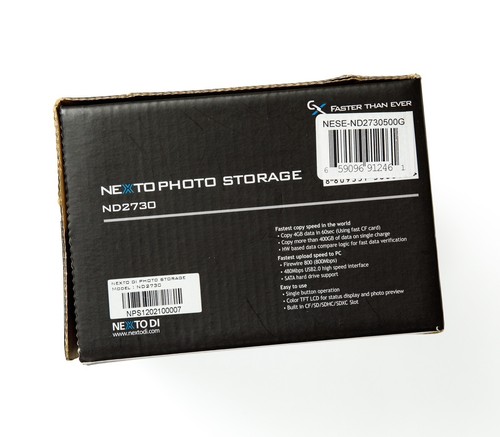 Carte mémoire de stockage photo Nexto sauvegarde CF SD ND2730 DISQUE DUR 500 Go étui cuir - Photo 9/13