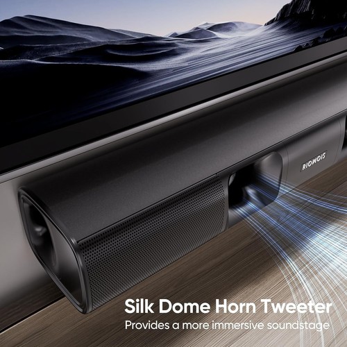 Sound Bar for TV Home Theater 90W Stereo Bluetooth Subwoofer Surround Sound - Picture 4 of 8