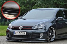 Spoilerschwert Frontspoiler ABS für VW Golf 6 GTI ED35 mit ABE schwarz glänzend