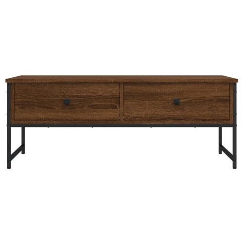 Coffee Table With Storage, Wooden 2-Drawer Living Room Furniture Tea Table - Picture 46 of 51