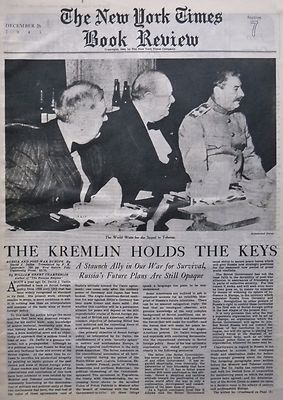 KREMLIN FDR STALIN CHURCHILL MOVIE GOLDWYN BLITZ ST MARY LE BOW December 26 1943