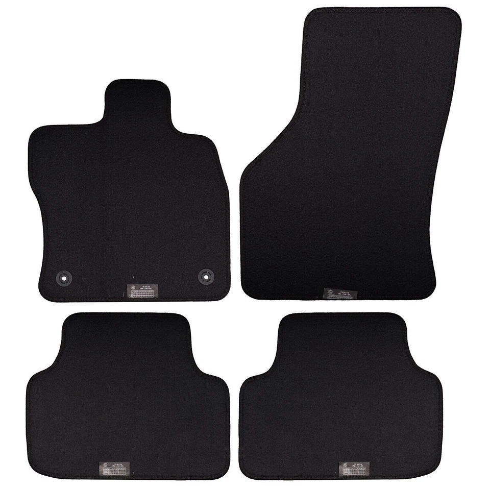2019-2024 Volkswagen Jetta Black Carpet Mojo Floor Mats Genuine OEM 17B-061-370 Foto 2 de 4