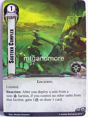 Warhammer 40000 Conquest LCG - Sautekh Complex  #042 - Legions of Death