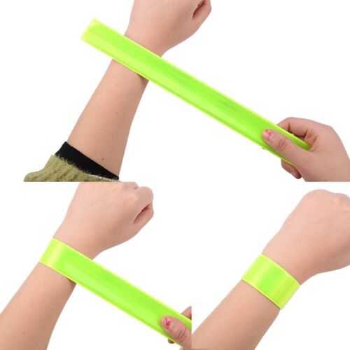 16X reflector slap band snap reflective Armband 4 red 4 blue 4 yellow 4 silver - Picture 7 of 11