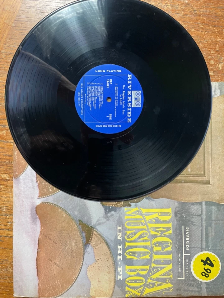 Regina Music Box in Hi-Fi LP Riverside Records RLP 12-821 Specialty Series VG - Image 3 of 4
