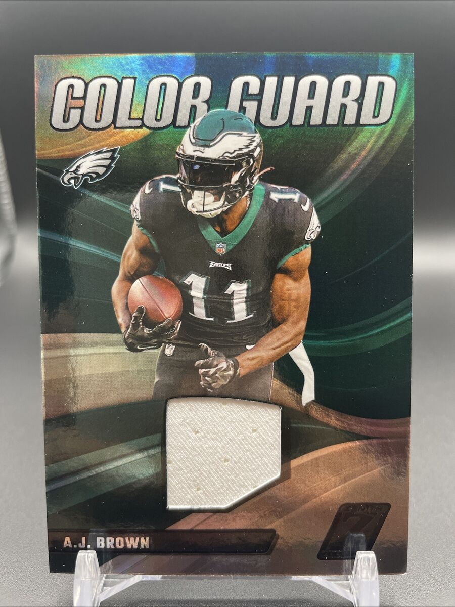 AJ BROWN - 2023 Zenith Football Color Guard Memorabilia #CG AJ BROWN - 2023 Zenith Football Color Guard Memorabilia #CG