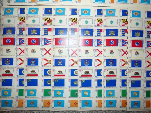 Scott #1633-82 MNH State Flags 16 Sheets of 50 Stamps, Free Shipping CV 280 MNH - Picture 4 of 5