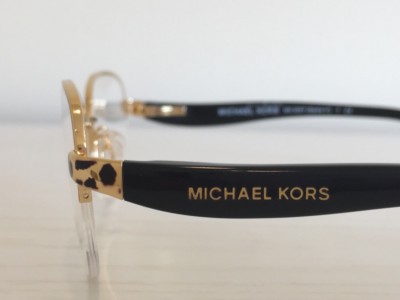 147 Michael Kors MK 3007 1004 Sadie VI Rectangle Gold Black 