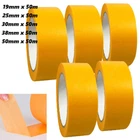 Professional Gold Tape 50m 25, 30, 38, 50mm Crepe Tape, Painters Crepe Masking Tape Adhesive