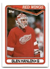 Glen Hanlon 1990-91 Topps HOCKEY #266 Detroit Red Wings