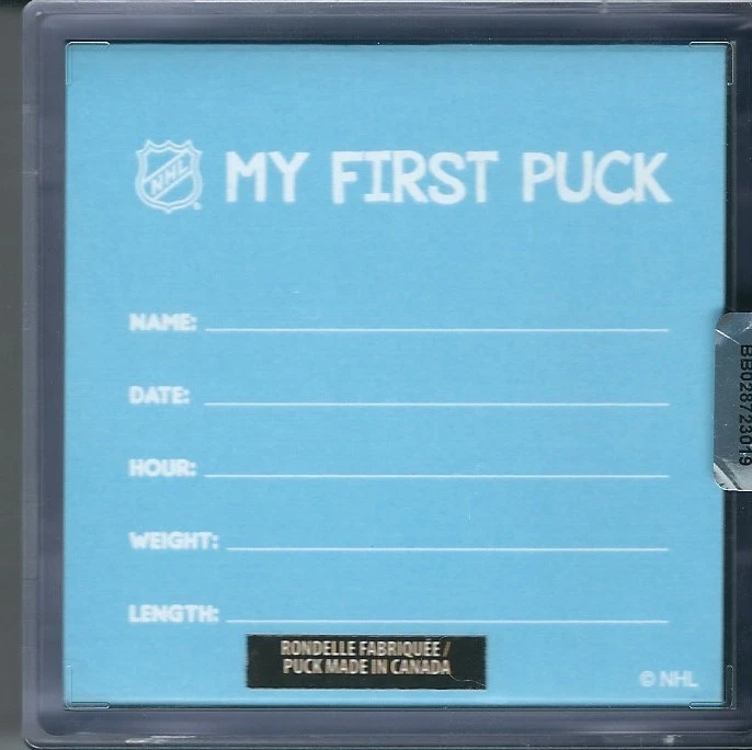 Edmonton Oilers NHL OFICIAL Juego de Hockey Baby Boy Puck ROGERS INAUGURAL  Foto 2 de 2