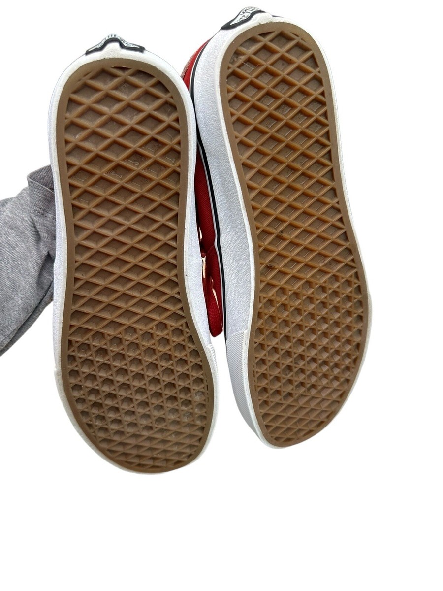 VANS HTF RETIRED CORD & PLAID RED DAHLIA ERA 59 UNISEX M 8  display picture 1