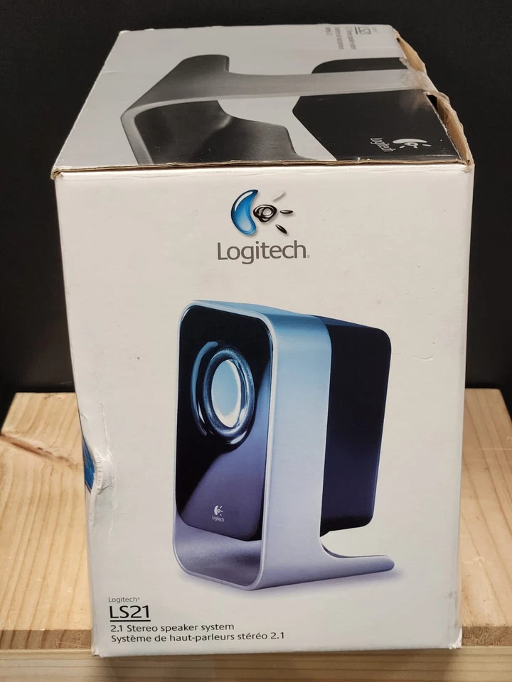 BRAND NEW: LOGITECH LS21 2.0 STEREO SPEAKER SYSTEM - COMPUTER SPEAKERS - Image 4 of 4