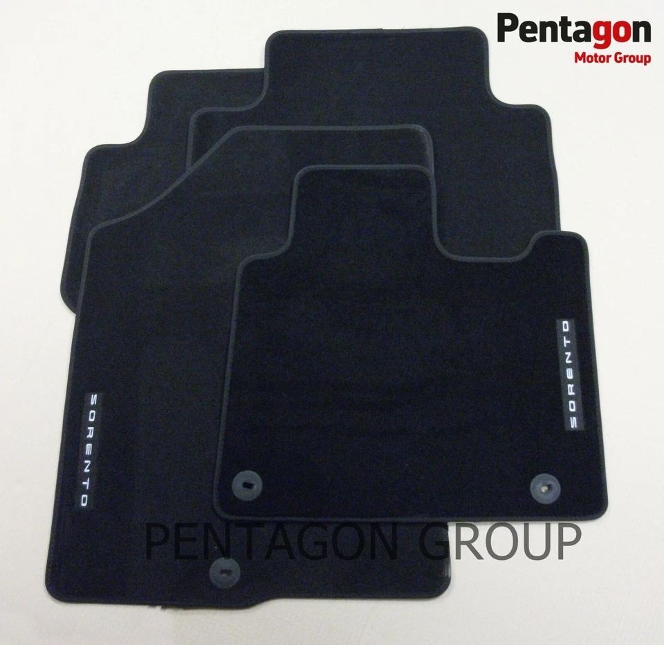 New Genuine Kia Sorento 2021-> Set Of 4 Floor Carpet Mat Set P2143ADE10