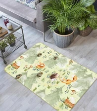 3D Fox Tree ZHUA84 Game Non Slip Rug Mat Photo Carpet Uta Naumann Zoe