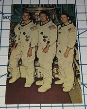 1968 APOLLO 7 Crew Wally Schirra Astronaut NASA Space Moon Program Postcard
