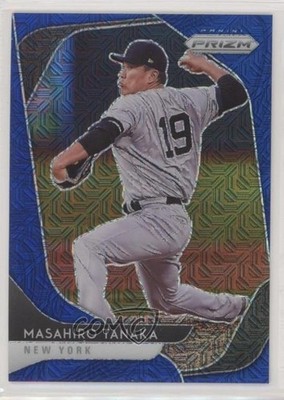 2020 Panini Prizm Tier II Blue Mojo Prizm 124/175 Masahiro Tanaka #130 0c6