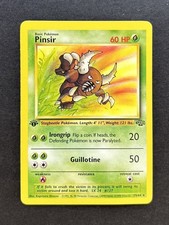 Pinsir 25/64 - Jungle 1st Edition Rare - WOTC Vintage Pocemon Cards - NM