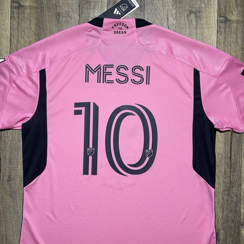 Adidas Inter Miami CF Lionel Messi Authentic Soccer Jersey Men’s Large NWT $180 - Picture 6 of 12
