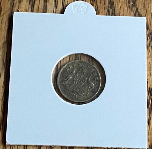 1911 GROSSBRITANNIEN KING GEORGE V THREEPENCE - SILBER - NACHLASSFUND - Bild 2 von 3