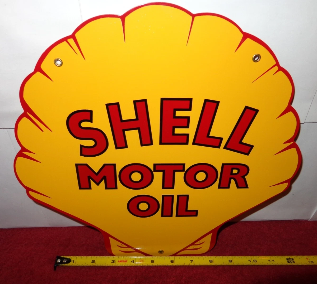 Shell Porcelain Sign In Shell Gas & Oil Advertising for sale | eBay