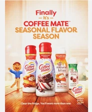 Coffee mate  Creamer 32 fl oz case 2 new flavours
