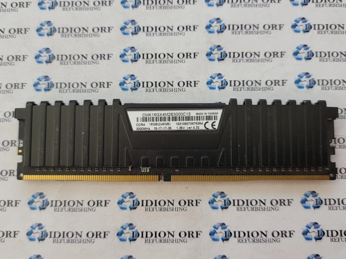 Corsair PC4-24000 (DDR4-3000) Bus Speed Computer RAM 8 GB Total