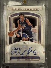 GG Jackson II 2024 Panini National Treasures ON CARD AUTO /25 Memphis Grizzlies