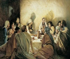 THE LAST SUPPER Print Picture  8" x 10" Jesus story* Catholic Christian no frame