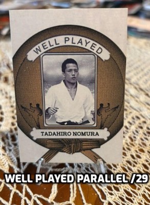 Futera Vintage Multi Sport 2024 Tadahiro Nomura Well Played Parallel /29 C3356