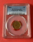 1895 PCGS Genuine Cleaned AU Detail Indian Head Cent