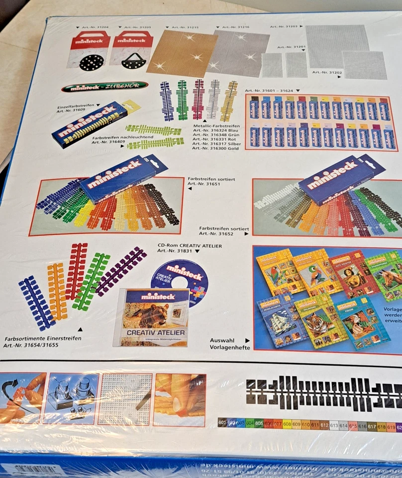 Rare Ministeck CASTLE Pixel Mosaic Puzzle 10,000 pcs Factory sealed - Image 2 of 4