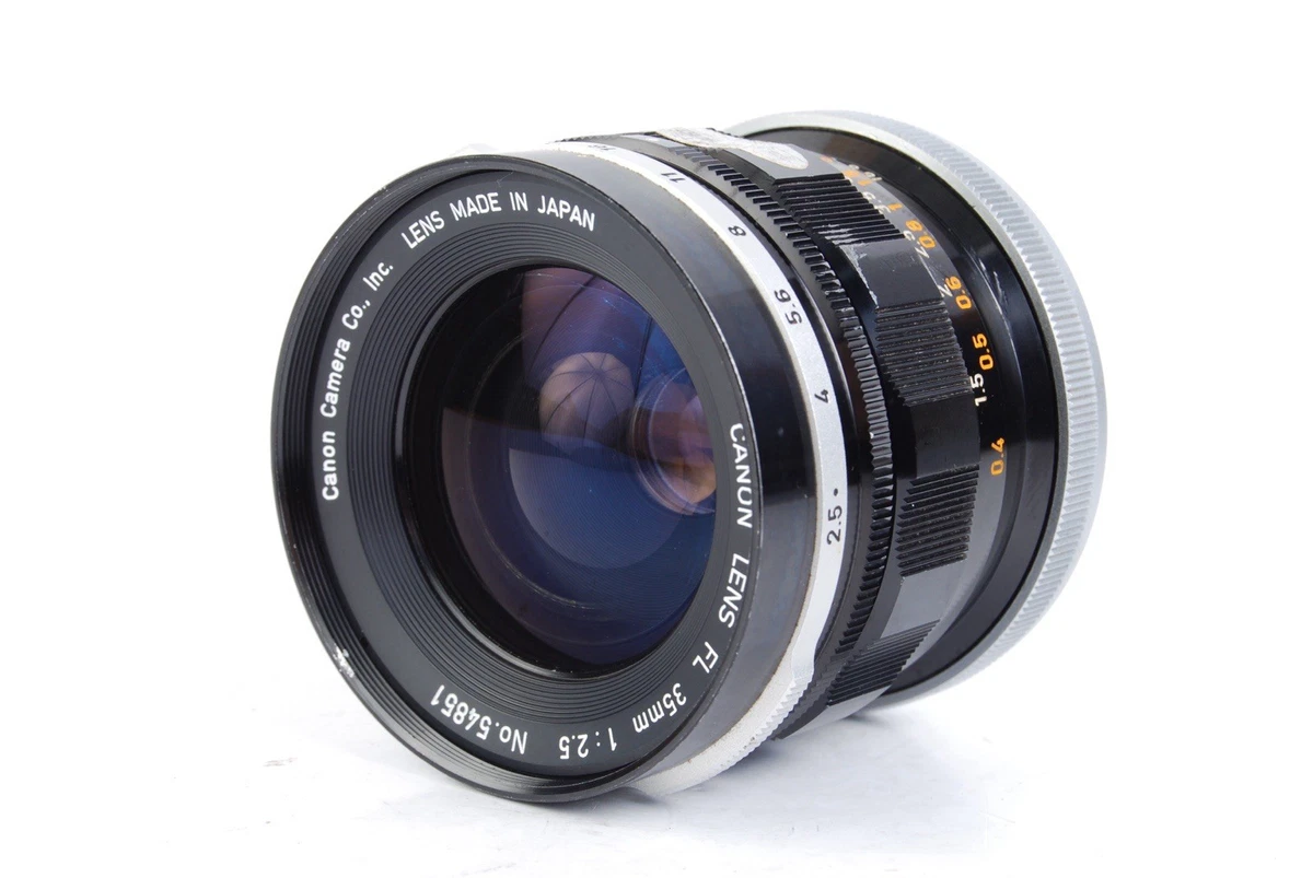 Canon 35mm f/2.5 Camera Lenses for sale - eBay