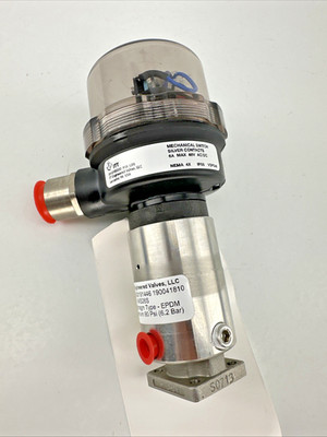 ITT Bio-Pure .38  Diaphragm Valve 316L SS Butt Weld EPDM NOS Medical Lab AXS26S