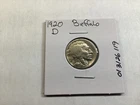 1920 D Buffalo Nickel Actual Coin Shown from Denver Mint 013126 119t