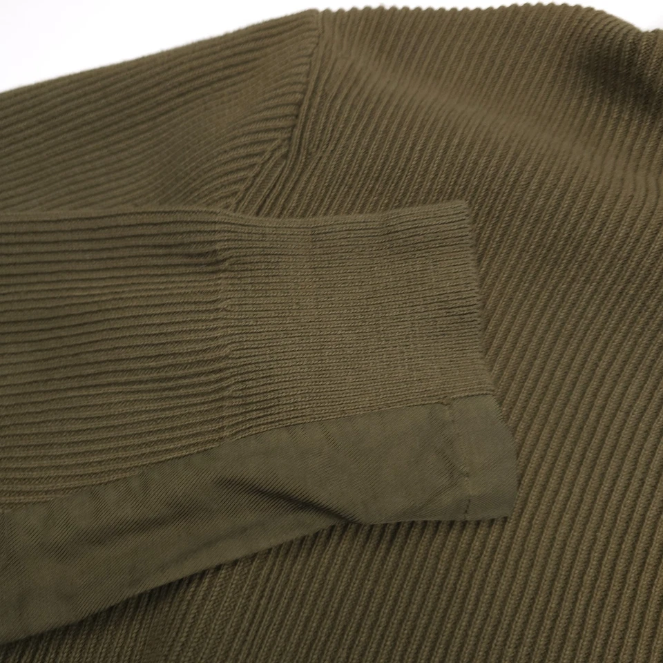 $328 Rag & Bone Dexter Andrew Green Full Zip Funnel Neck Sweater Mens Size Small - Image 3 of 4