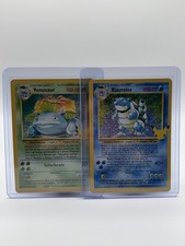 Pokémon Celebrations Venusaur & Blastoise Holo 25th Anniversary Set NM 