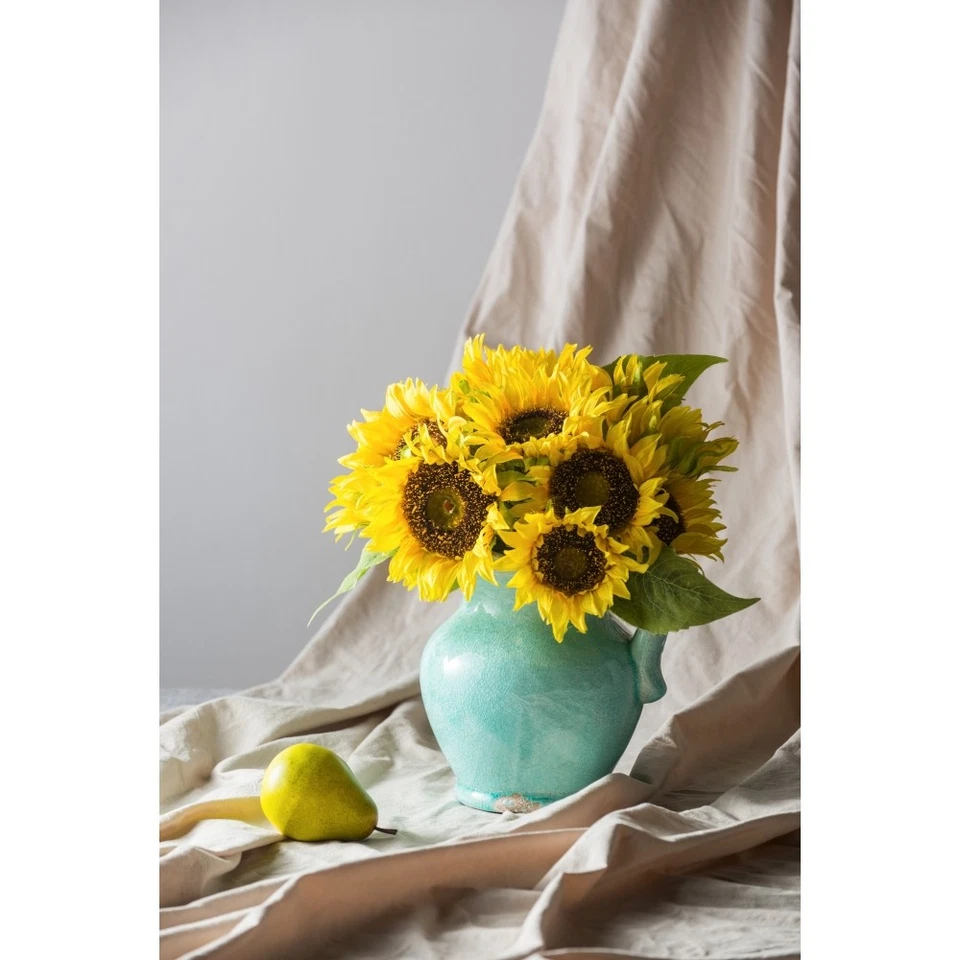 Artificial sunflower & peony flowers for balcony & living room decor - Image 3 of 4