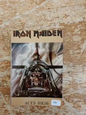 IRON MAIDEN ROCK BAND ONE STOP 3.5X5 SALESMAN SAMPLE MINI POSTER #995 ACES HIGH