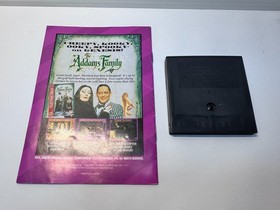 Addams Family (Sega Game Gear, 1993) with Manual. Authentic. Working.