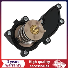 For Audi S4 S5 A6 A7 Q7 3.0T Engine Coolant Thermostat Housing Assembly