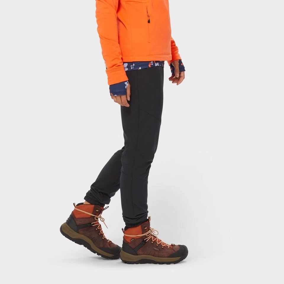 Pantalones de vellón AKHG Boundary Line para mujer, tela elástica en 4 vías, 2 bolsillos con cremallera Foto 4 de 4