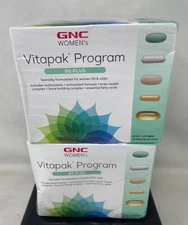 GNC Women's 50 Plus Vitapak Program, 30 Packs - Exp. 1/26 - 2 Pack (60ct)