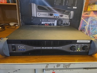 QSC PLX1602 PROFESSIONAL Stereo POWER AMPLIFIER 500 WATTS PER CHANNEL