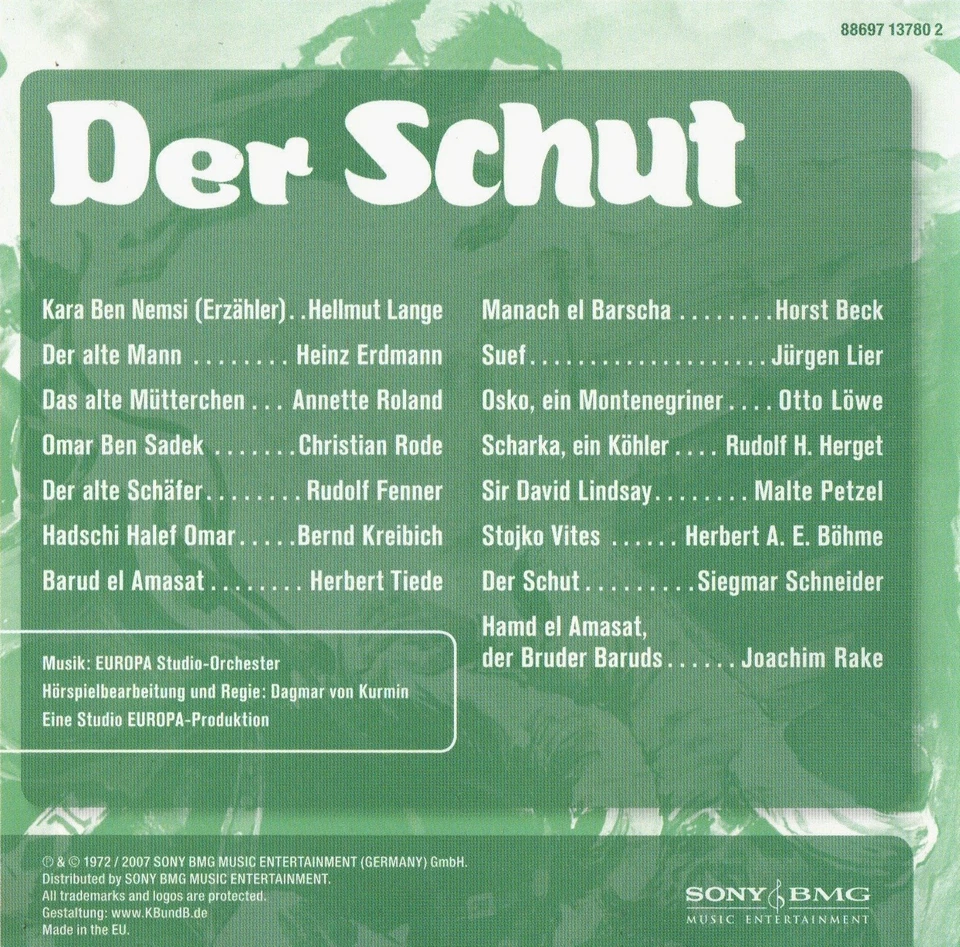 DER SCHUT Europa CD 1972/2007 Karl May Die Originale Nr. 43 Vinyl-Optik rar TOP! - Bild 2 von 3