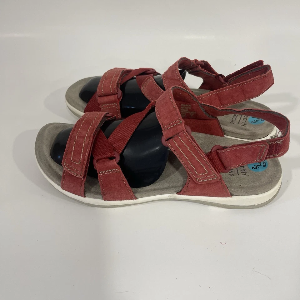 Sandalias Earth Origins Savoy Slide para mujer 7,5 de gamuza rosa frambuesa Foto 3 de 4